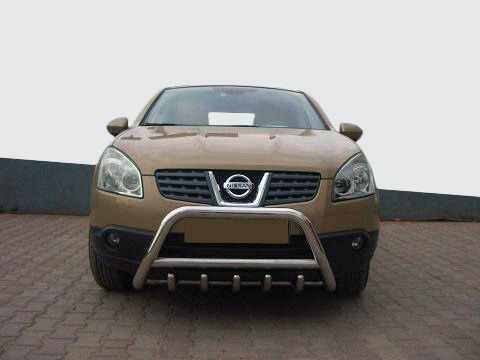 Передня дуга WT003 (нерж.) 51 мм для Nissan Qashqai 2010-2014