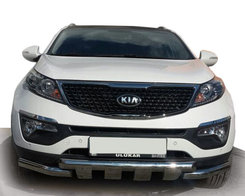 Передняя защита ST009-15 (2013-2015, нерж.) для Kia Sorento XM
