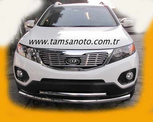 Передня нижня дуга (нерж) для Kia Sorento XM 2009-2014