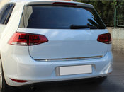 Кромка багажника HB (нерж) Carmos - Турецька сталь для Volkswagen Golf 7/E-Golf