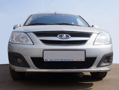Передня нижня труба ST008 (нерж.) 60 мм для Lada Largus