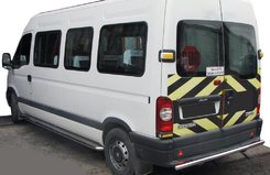 Задня дуга AK002 (нерж.) для Renault Master 1998-2010 рр