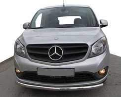 Передняя защита ST008 (нерж.) для Mercedes Citan 2013+