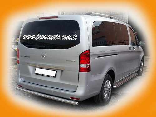 Задній захист AK002 (нерж.) для Mercedes Vito / V W447 2014-2024 рр