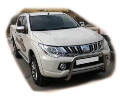 Кенгурятник WT005 (нерж) для Mitsubishi L200 2015+ 