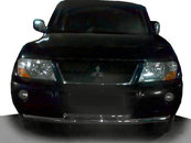 Передній захист ST014 (нерж.) для Mitsubishi Pajero Wagon III