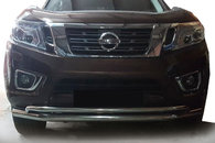 Передній вус ST017 (нерж) для Nissan Navara/NP300 2016+
