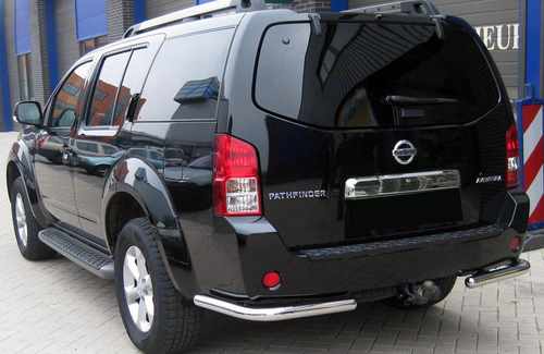 Задня дуга AK003 (нерж) для Nissan Pathfinder R51 2005-2014рр