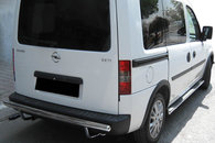 Задня дуга AK002 (нерж.) для Opel Combo 2002-2012 рр