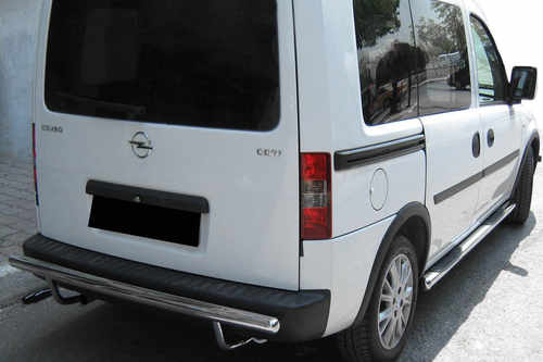 Задня дуга AK002 (нерж.) для Opel Combo 2002-2012 рр