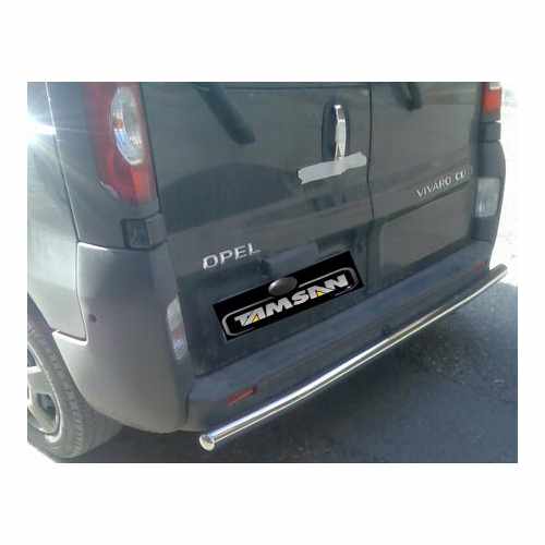 Задній захист AK002 (нерж) для Renault Trafic 2001-2015 рр