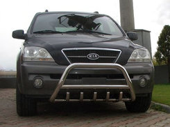 Кенгурятник WT003 (нерж.) для Kia Sorento 2002-2009 