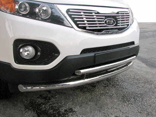 Передня нижня дуга (нерж) для Kia Sorento XM 2009-2014