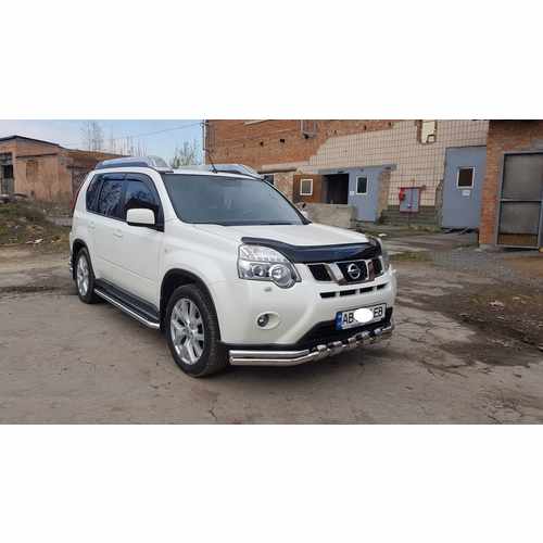 Передній захист ST015 (нерж.) для Nissan X-trail T31 2007-2014