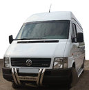 Кенгурятник WT011 (нерж) для Volkswagen LT 1998+ рр