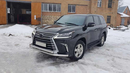 Передній захист ST014 (2015+, нерж) для Lexus LX570/450d
