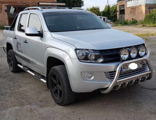 Кенгурятник WT003 (нерж) для Volkswagen Amarok 2010-2022 