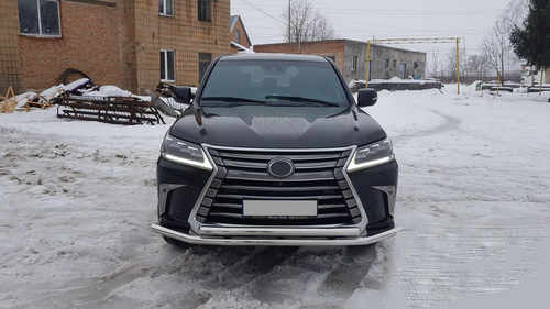 Передній захист ST014 (2015+, нерж) для Lexus LX570/450d