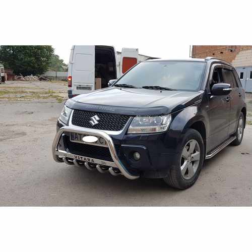 Кенгурятник WT004 (нерж) для Suzuki Grand Vitara 2005-2017 
