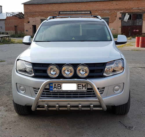Кенгурятник WT003 (нерж) для Volkswagen Amarok 2010-2022 