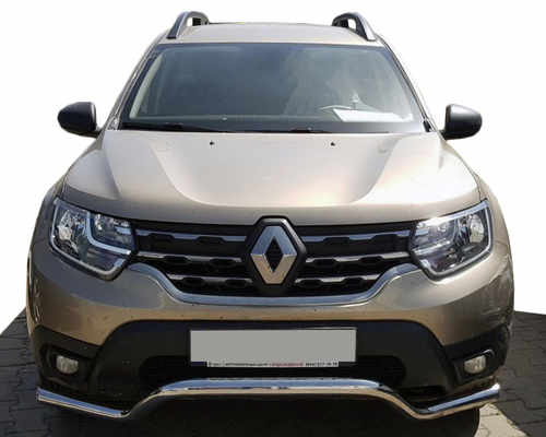 Кенгурятник WT008 (нерж.) для Renault Duster 2018+ рр