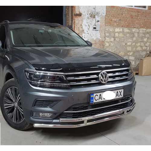 Передній захист ST016 (нерж) для Volkswagen Tiguan 2016+