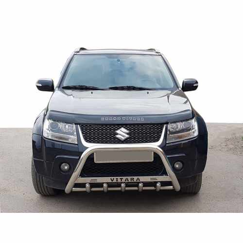 Кенгурятник WT004 (нерж) для Suzuki Grand Vitara 2005-2017 