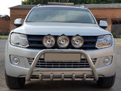 Кенгурятник WT003 (нерж) для Volkswagen Amarok 2010-2022 