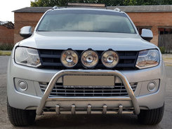Кенгурятник WT003 (нерж) для Volkswagen Amarok 2010-2022 