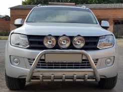 Кенгурятник WT003 (нерж) для Volkswagen Amarok 2010-2022 