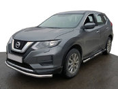 Передній захист ST008 (нерж) для Nissan X-trail T32 / Rogue 2014-2021 