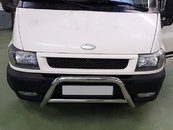Кенгурятник WT006 (нерж) для Ford Transit 2000-2014 