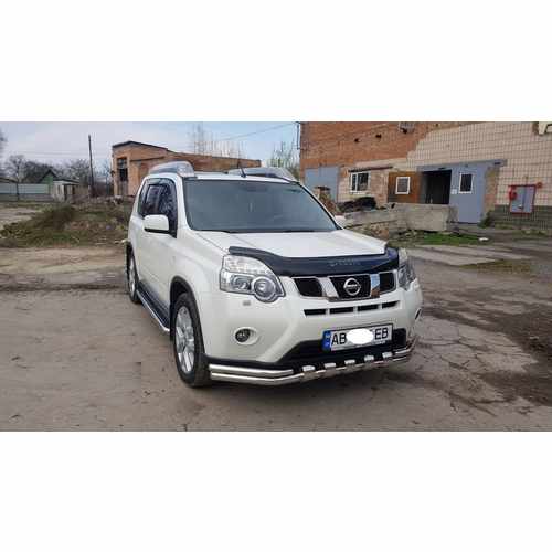 Передній захист ST015 (нерж.) для Nissan X-trail T31 2007-2014