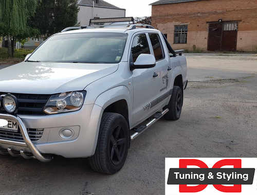 Кенгурятник WT003 (нерж) для Volkswagen Amarok 2010-2022 