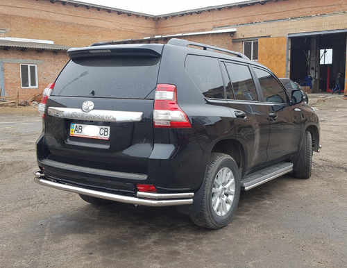 Задня дуга AK005-2 (нерж) для Toyota Land Cruiser Prado 150