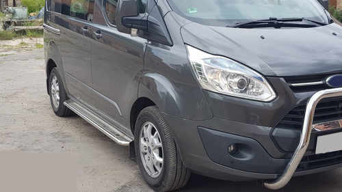 Кенгурятник WT006 (нерж) для Ford Custom 2013+ 