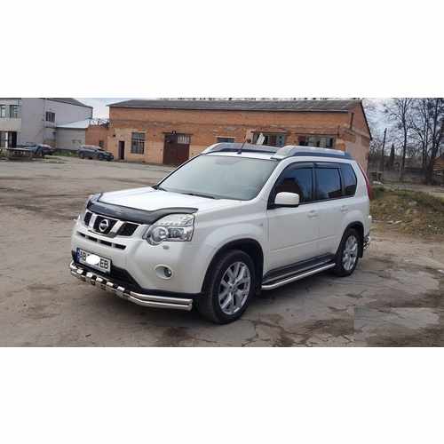 Передній захист ST015 (нерж.) для Nissan X-trail T31 2007-2014