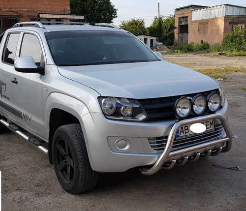 Кенгурятник WT003 (нерж) для Volkswagen Amarok 2010-2022 