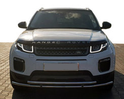 Передняя защита ST014-1 (нерж) для Range Rover Evoque 2012-2018