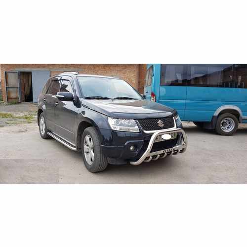 Кенгурятник WT004 (нерж) для Suzuki Grand Vitara 2005-2017 