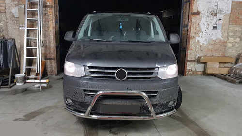 Кенгурятник WT006ST (нерж) для Volkswagen T5 2010-2015 