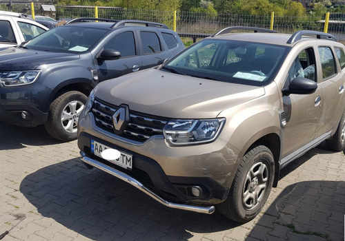 Кенгурятник WT008 (нерж.) для Renault Duster 2018+ рр