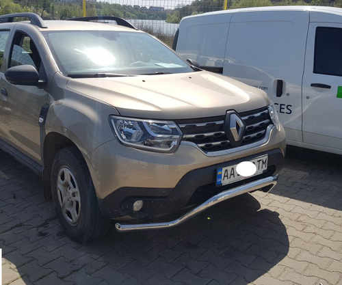 Кенгурятник WT008 (нерж.) для Renault Duster 2018+ рр