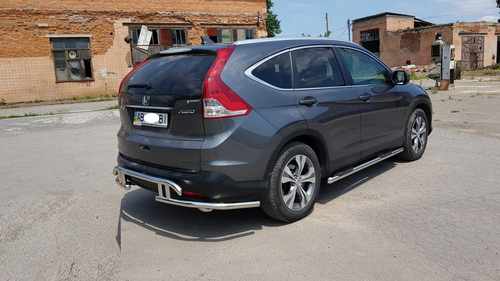 Задня дуга AK003-21 (нерж) для Honda CRV 2012-2016 рр