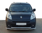 Передній захист ST014 (нерж.) d60/60 для Renault Kangoo 2008-2020 