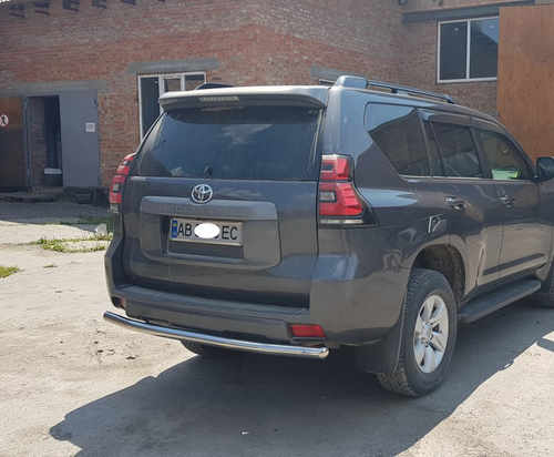 Задня дуга AK002 (нерж) для Toyota Land Cruiser Prado 150