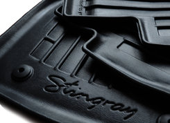 Задняя перемычка коврик (Stingray Premium) для Hyundai Santa Fe 2 2006-2012 гг