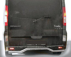 Задній захист AK006 (нерж) для Opel Vivaro 2001-2015 рр