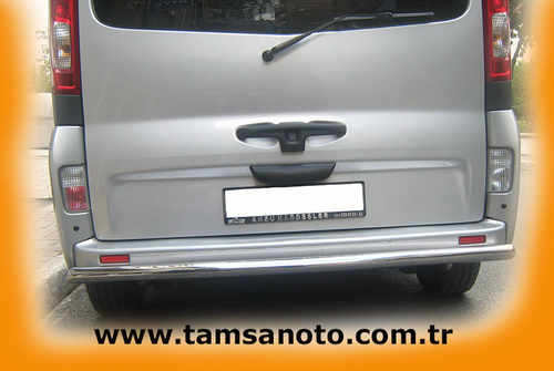 Задній захист AK002 (нерж) для Renault Trafic 2001-2015 рр