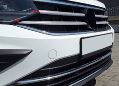 Накладки на решітку (4 шт., нерж) для Volkswagen Tiguan 2020-2023 